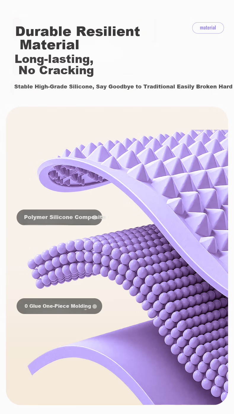 Li-Ning Pressure Plate Foot Massage Ultra-Slow Running Meridian Dredging Acupoint Adult In-Place Silicone Foot Pad Gel 14