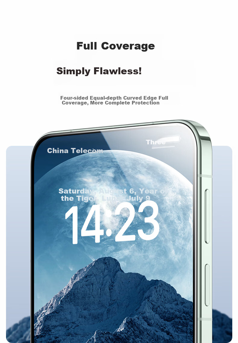 LLUNC [2-Pack] Tempered Glass Screen Protector for vivo IQOO 15 Ultra, Full Coverage, Ultra-Clear, Ultra-Thin, Anti-Fingerprint, Shockproof Protective Film 3