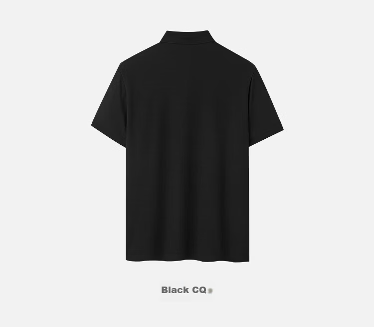 HLA Short-Sleeve Polo Shirt for Men, 26 Shan Bu Zai Gao Series, Cool-Feeling Short Sleeves for Men in Summer 7