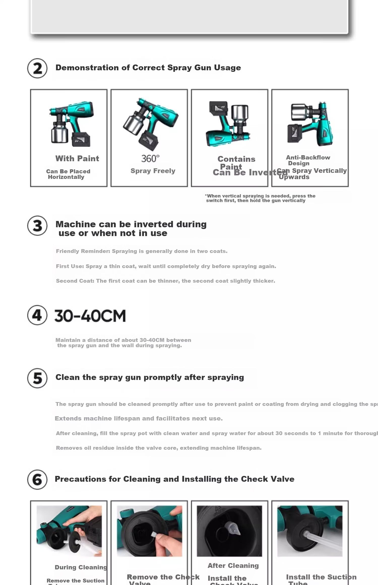 GREENER Electric Spray Gun Lithium Battery Spray Paint Machine Latex Paint Atomization Coating Sprayer [Two Batteries and One Charger] 25