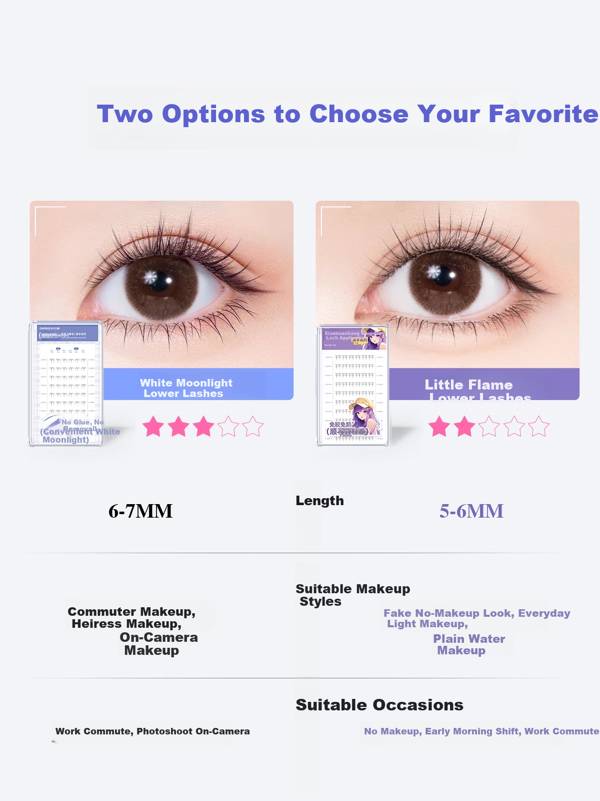 Oeiez Anti-Freeze False Eyelash Glue, Long-Lasting, Quick-Drying, Gentle, Non-Irritating, Natural Adhesive, Grafting, Makeup Liquid, 3ml 2
