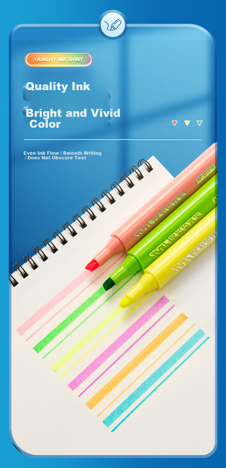 M&G Stationery Single-Head Highlighter, Cute Marker Pen, Student Back-To Eye-Catching Highlighting Pen, Portable Journal Drawing Pen, Miffy 6 Colors/bag FHM22501 5