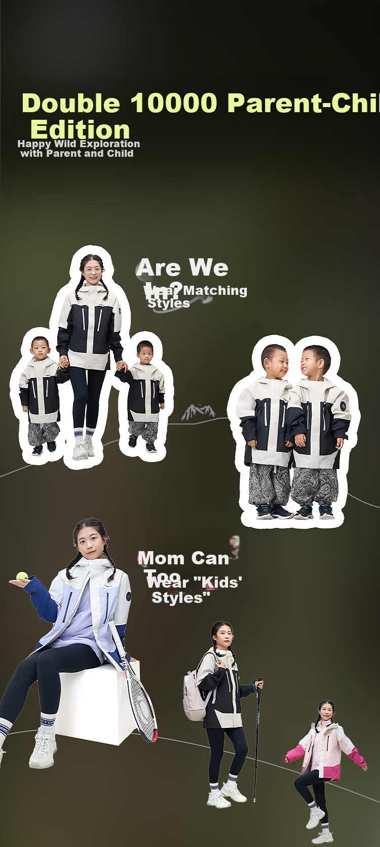 TOREAD Flagship Children's 3-In Jacket for Boys And Girls, Autumn And Winter Style, Warm Outerwear for Older Kids, Polar White, Size 150 11