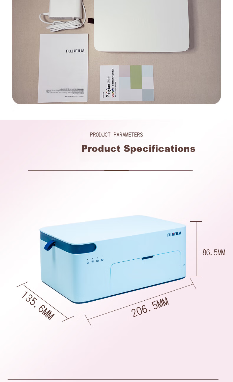 FUJIFILM Instax Mini Link 2 Pro Wireless Mobile Photo Printer with Built-in Battery, Home Photo Printer, Somme Pink, Multi-size ID Photo Printing 13