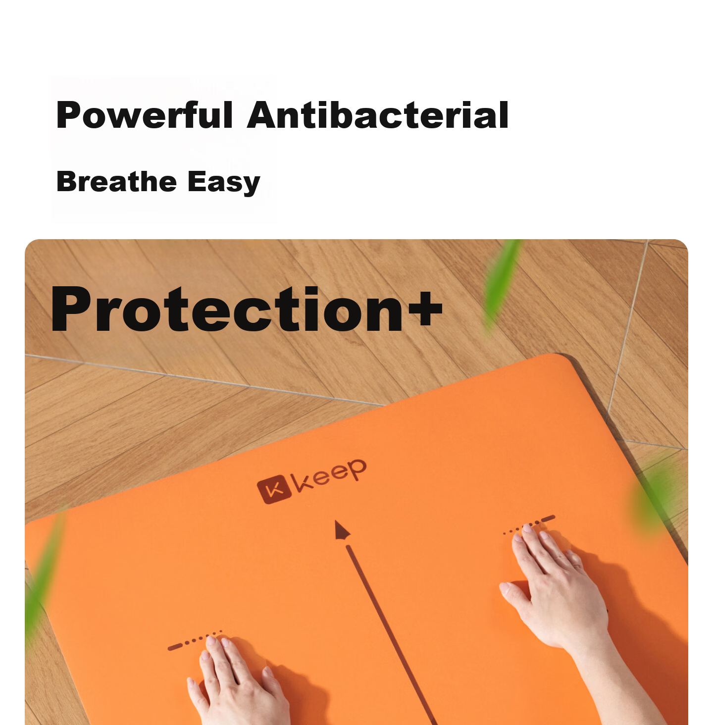Keep Antibacterial Yoga Mat 2026 New Professional Non-Slip Natural Rubber Fitness Home Women Shock Absorption Soundproof Mat Starry Orange 7