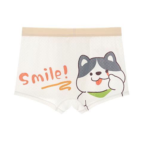 MiiOW Boys' Modal Boxer Briefs 3-Pack, Children's Ice Silk Shorts for Boys Age 9-12, No Pinch Design