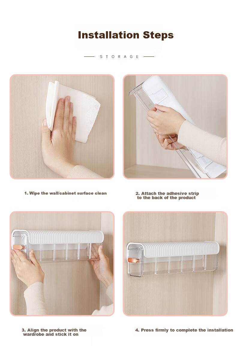 Jiabangshou Underwear Storage Box, Divided for Lingerie And Socks, Organizing Box for Intimate Apparel, No Lid, No Compartments + 10 Compartments + 15 Compartments 7