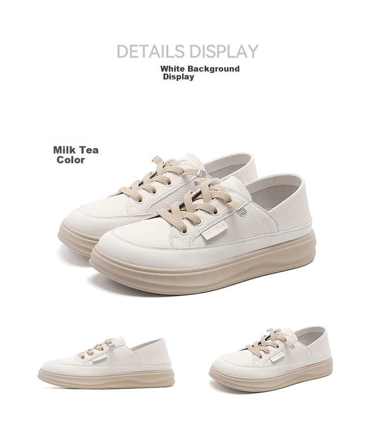 Red Dragonfly Women's Fashion Casual Slip-On Classic White Sneakers WPB14032 Beige Size 36 12
