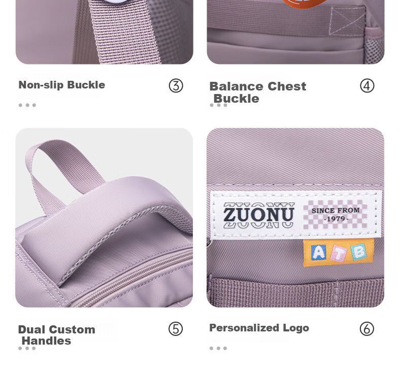 FUTURE STAR Large Capacity Lightweight Middle School Backpack Girls Ergonomic Casual Primary School Boys Shoulder Bag Mauve Pink 22