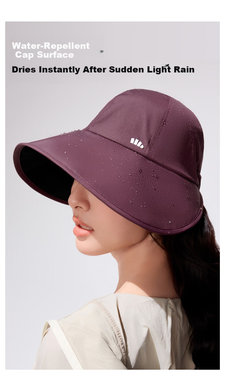 Beneunder Duckbill Baseball Cap Sunshade Hat Side Face Sun Protection Hat Women's Full Face Sunshade Men's Fashionable Black Hat 14