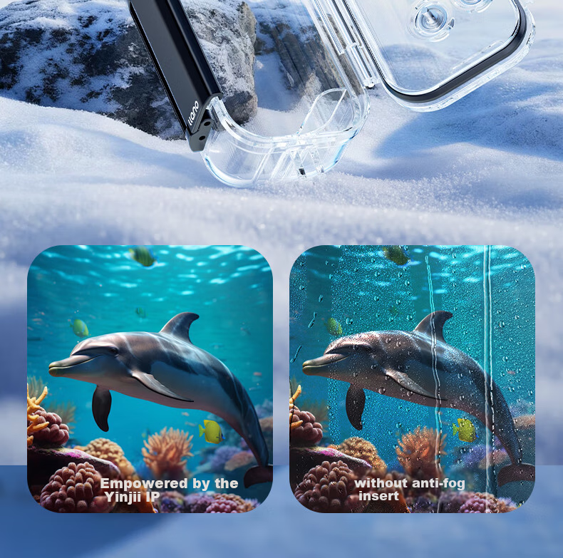 Llano Waterproof and Shockproof Case for DJI Pocket 4 Camera, Underwater 50m Diving Swimming Protective Cover for Pocket Gimbal Action Camera Accessories 18
