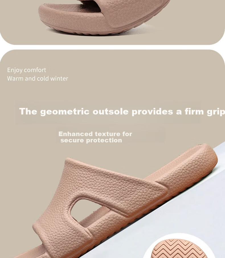 Huamei Jianbu Soft Cool Slippers Unisex Premium Indoor Outdoor Bathroom Non-Slip Slippers HM500 8