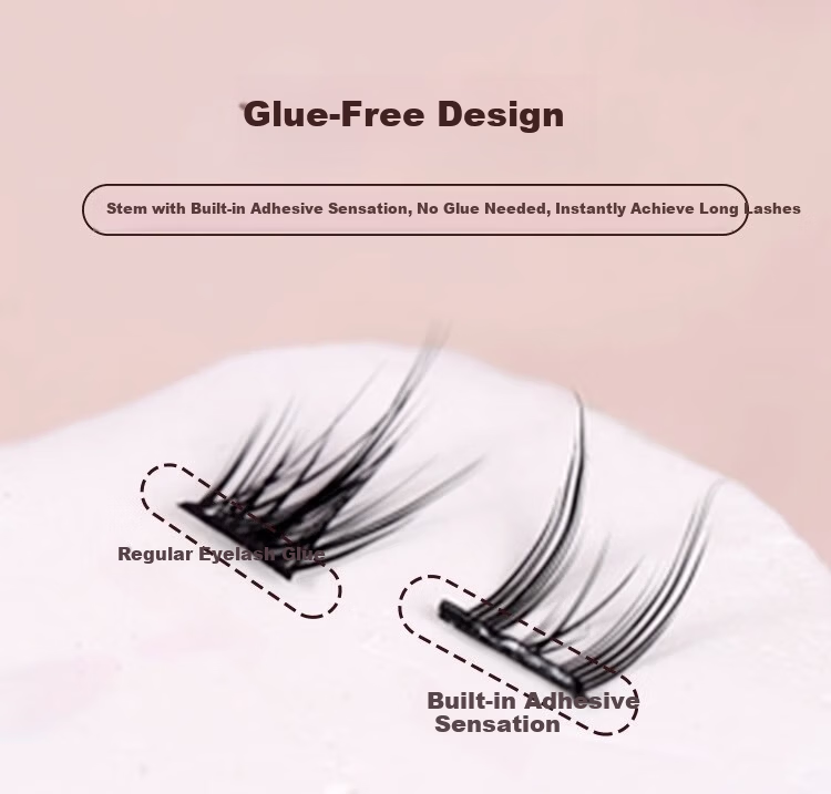 Mengjie Shangpin Cat Paw False Eyelashes Natural Realistic Glue-Free Eyelashes for Women 4