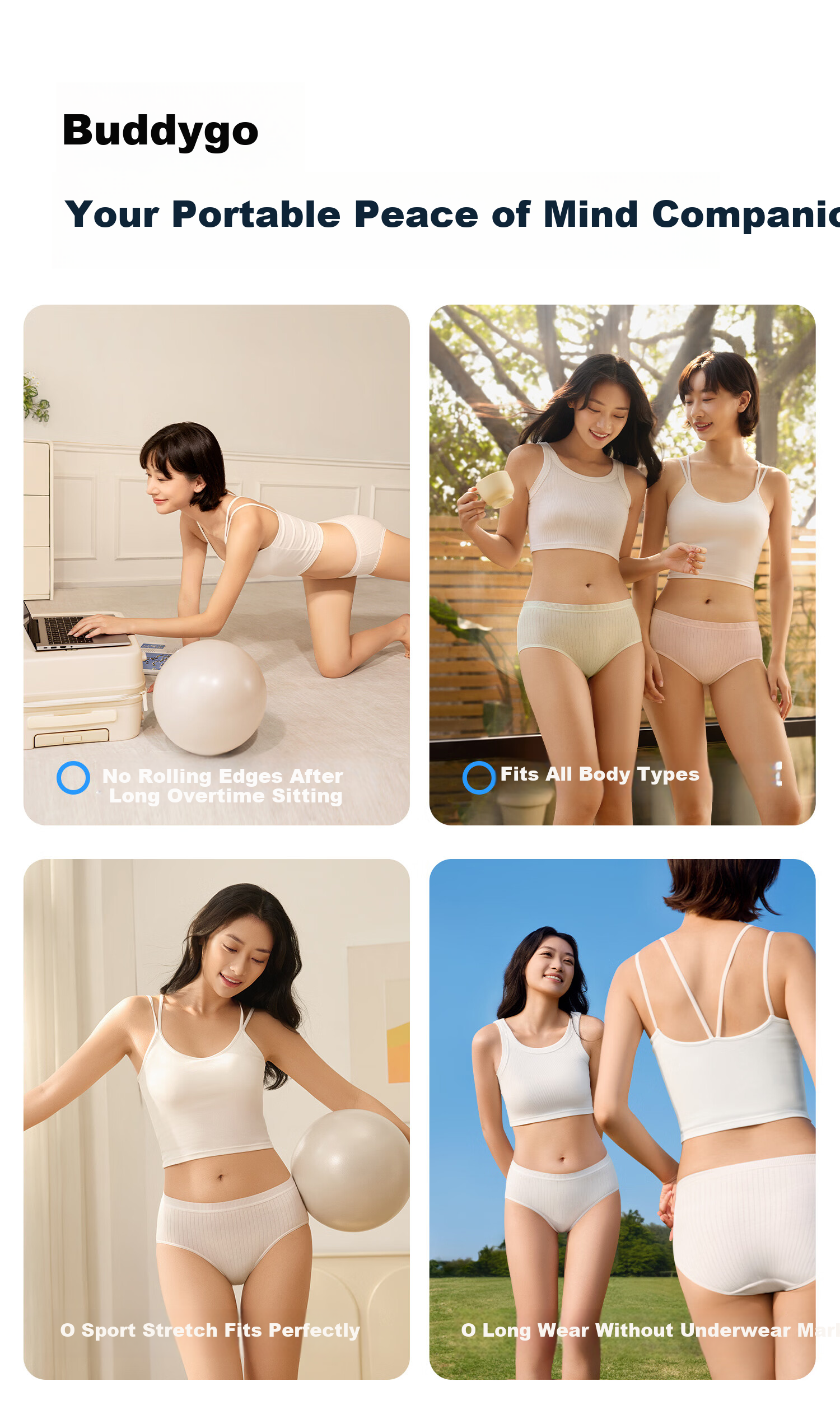 Buddygo Disposable Women's High-Waist Plus Size Maternity Postpartum Sterile Wash-Free Tummy Control Daily Throwaway Shorts 15