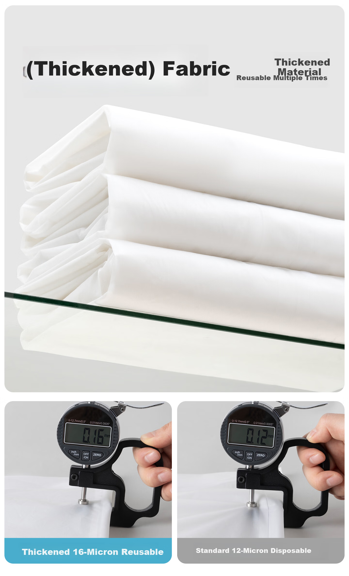 AIKANGNI Disposable Raincoat, Thickened for Heavy Rain Protection, Outdoor Portable, Suitable for Electric Bikes, Stylish White Design with Black Rope 6