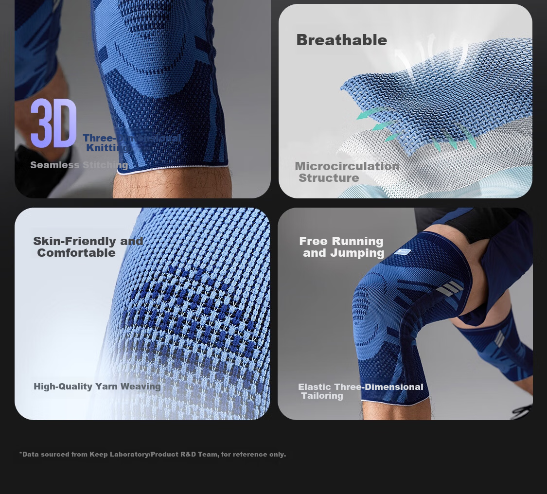 Keep Cushioned Comfortable Functional Knee Brace Meniscus Protection Running Badminton Basketball Breathable Synovitis Support 11