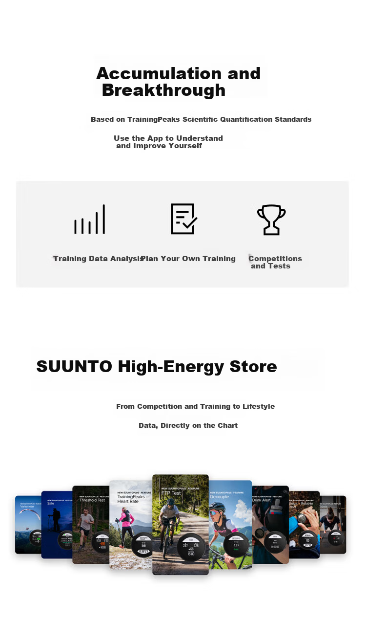 SUUNTO RACE S Heart Rate and Blood Oxygen Dual-Frequency GPS Running Outdoor Sports Smartwatch Shale White Christmas Gift 11