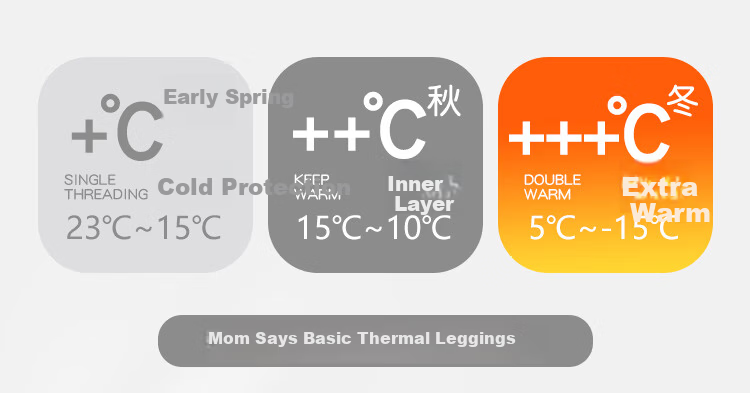 DEESHA Kids Thermal Pants High-Waist Fleece-Lined Leggings for Girls Autumn Winter Thickened School Uniform Essential 1