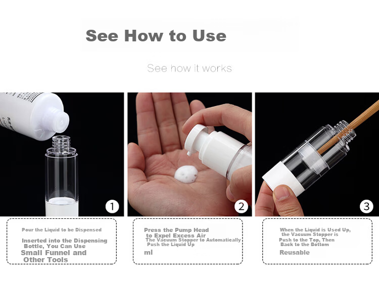 Yu Shang Jia Ren Luxury Hotel Travel Size Square Press Pump Bottles for Shampoo, Shower Gel, and Hand Soap Foam Dispenser 4