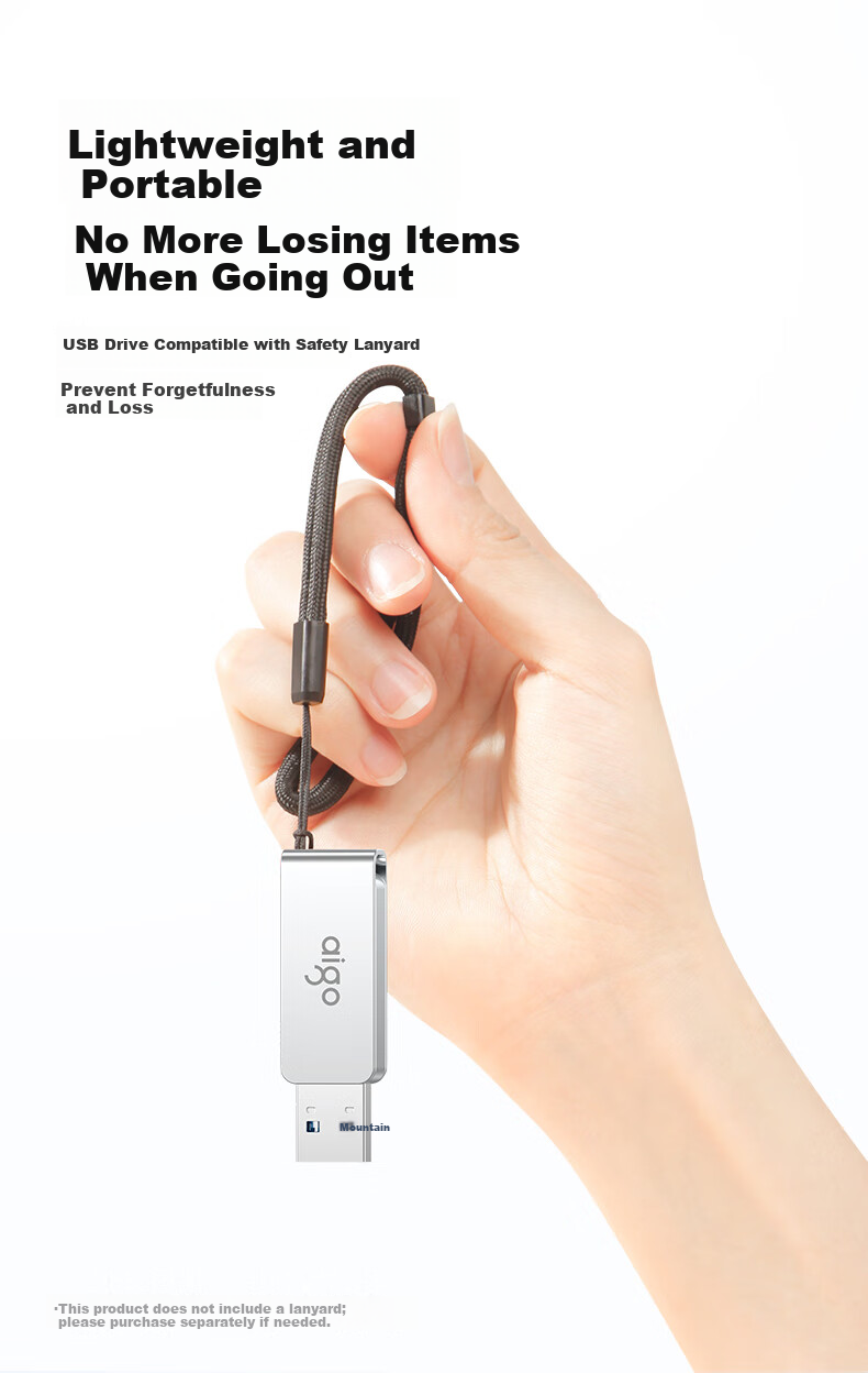Aigo 256GB USB3.2 Gen 1 Flash Drive, High-Speed 150MB/s U331, for Business Learning, Computer Office Bidding, Car Use, Indicator Light, Large Capacity, Portable USB Drive 11