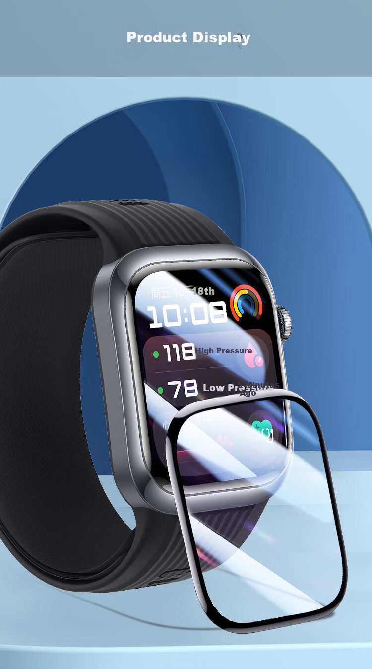 Freeson Huawei WATCH D2 HD Screen Protector Ultra-Thin Scratch-Resistant Protective Film Composite Film [2-Pack] 6