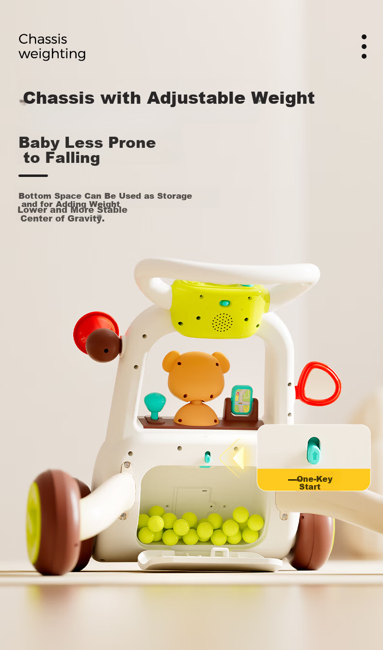 HUILE TOYS Infant Newborn Baby Walker Toy Toddler Boys Girls Birthday First Year Gift 8