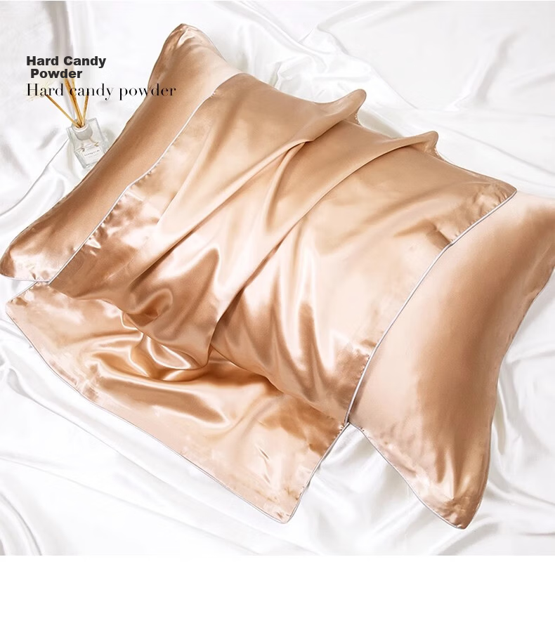 VCD 100% Mulberry Silk Pillowcase 48x74cm Home Use Champagne Gold Single Pack 11