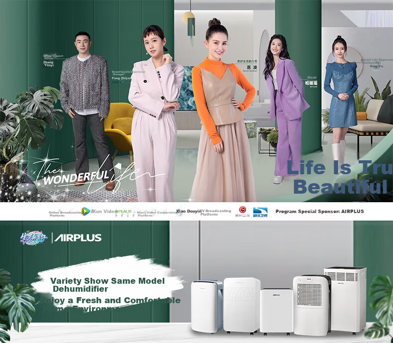Aipulaisi Dehumidifier Home Large Area Basement Dehumidifier 31L/Day High-Efficiency Compressor AP31-1908EW 1
