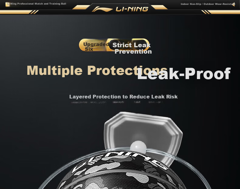 Li-Ning No.7 Basketball Adult Competition Youth Middle School Anti-Slip Wear-Resistant No.7 Children's Indoor Outdoor Basketball 17