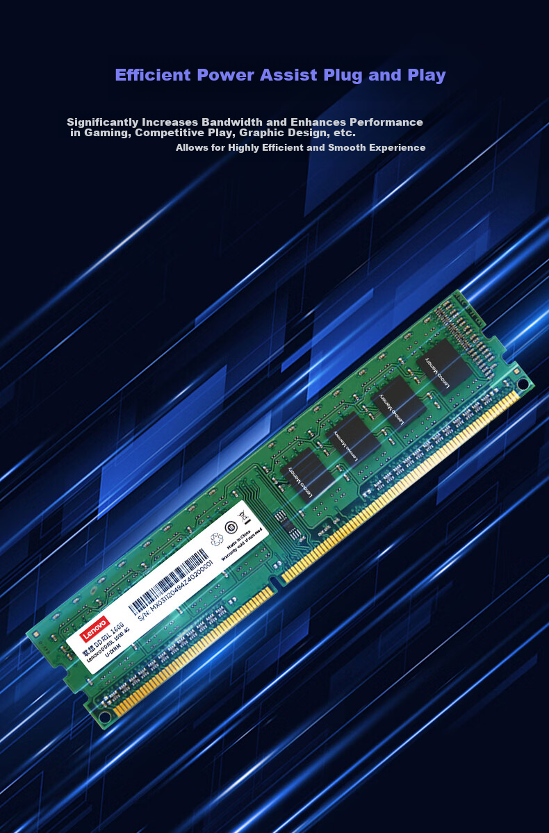 Lenovo 8GB DDR3L 1600 Desktop RAM Module 4