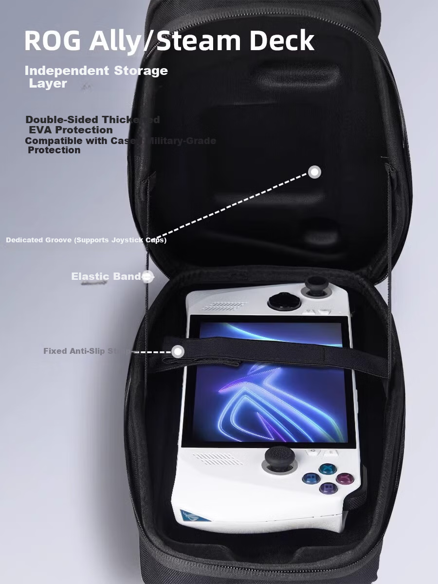 JSAUX Steam Deck OLED Carrying Case Protective Bag Shoulder Bag Shell Backpack Accessories 3