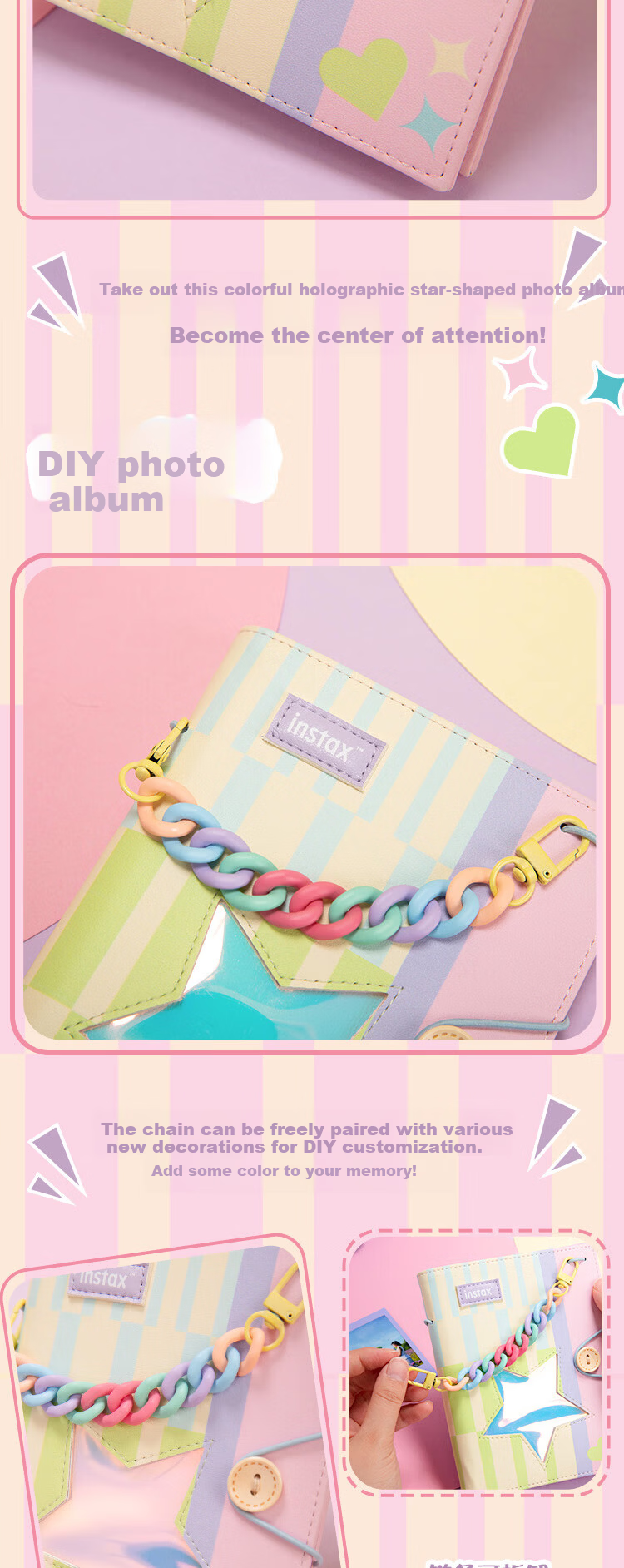 INSTAX Fujifilm Instax Mint Star DIY Photo Album 2