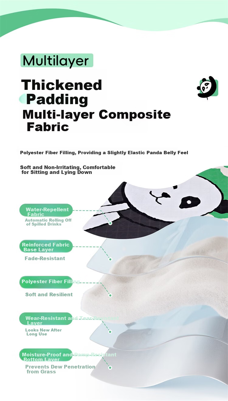 CAMEL Panda Picnic Mat Thickened Outdoor Camping Tent Moisture-Proof Waterproof Ground Mat P026 4