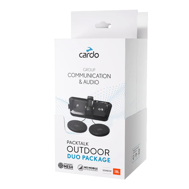 CARDO Outdoor Sports Ski Bluetooth Headset Helmet 2nd Gen DMC Communication JBL Sound Original OUTDOOR Dual Black