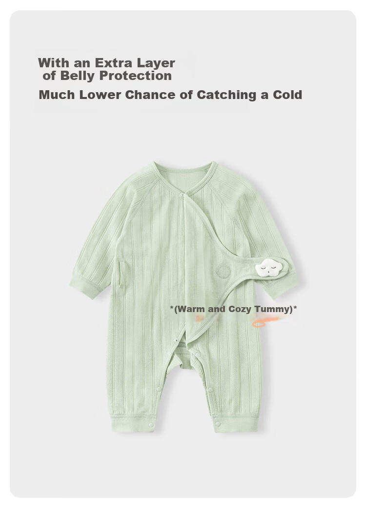 Babylove Baby Romper Spring and Autumn Newborn Infant Monk Suit Full Moon One-piece Autumn Clothes 6