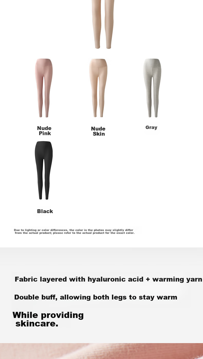 Youkeshu Women's Winter Thermal Cotton Seamless Thickened Slim Fit Leggings 17