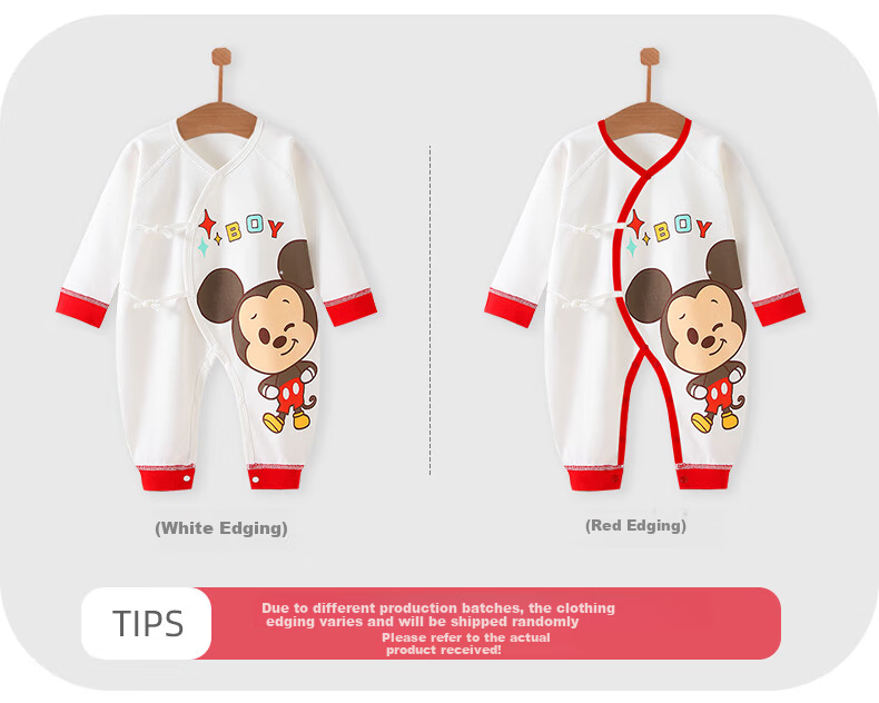Disney Baby Newborn Cotton Romper Autumn Winter Jumpsuit 52cm 1