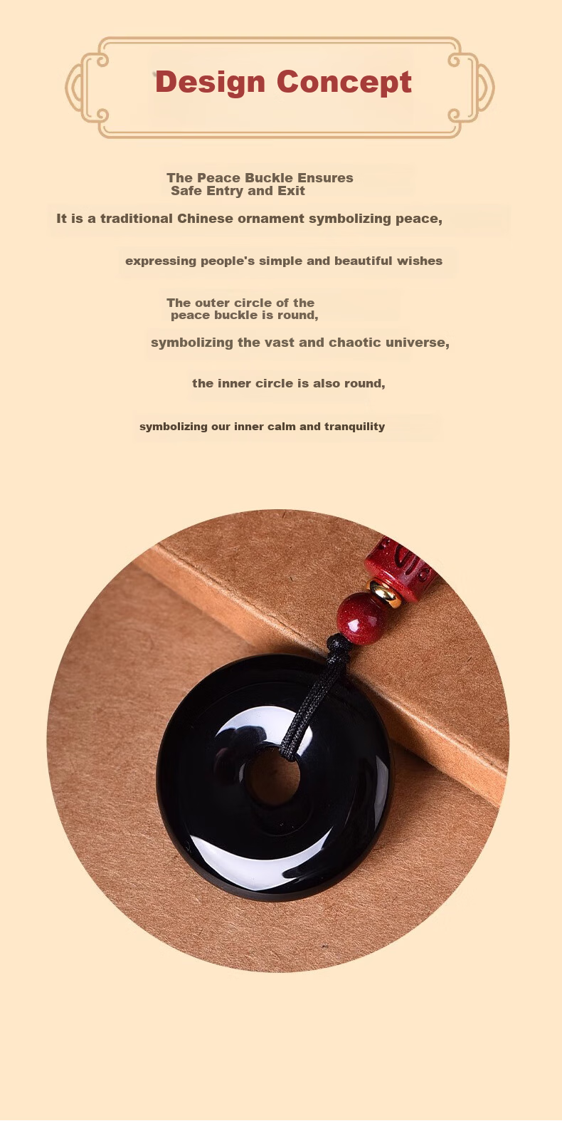 Chow Tai Fook Obsidian Necklace Unisex Luxury Six-Character Mantra Pendant 520 Birthday Gift for Girlfriend 2