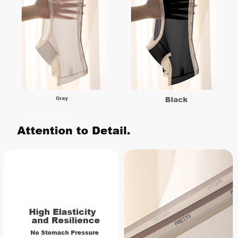 Yuzhaolin Women's Ice Silk 10A Antibacterial Seamless Cooling Quick-Dry Breathable Comfortable Girl's Triangle Underwear M 20