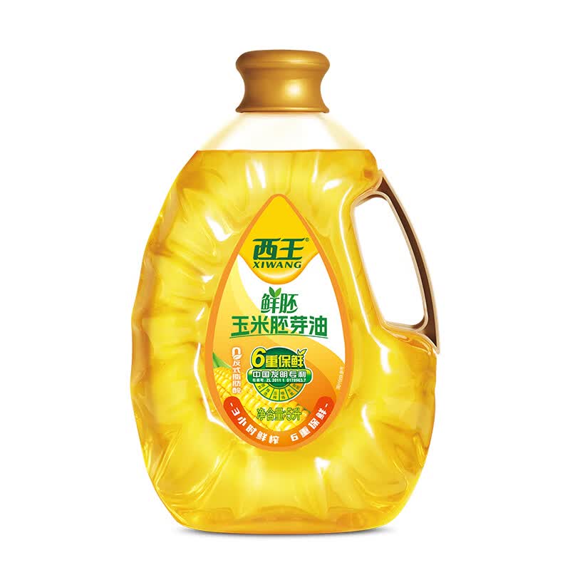 西王 食用油 玉米胚芽油鲜胚5L  非转基因物理压榨