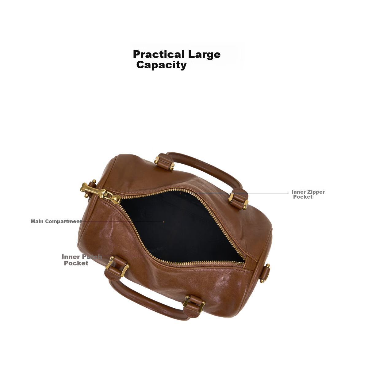Hush Puppies Women's Bucket Bag Vegetable Tanned Top Layer Cowhide Handbag Birthday Gift for Girlfriend and Wife 14