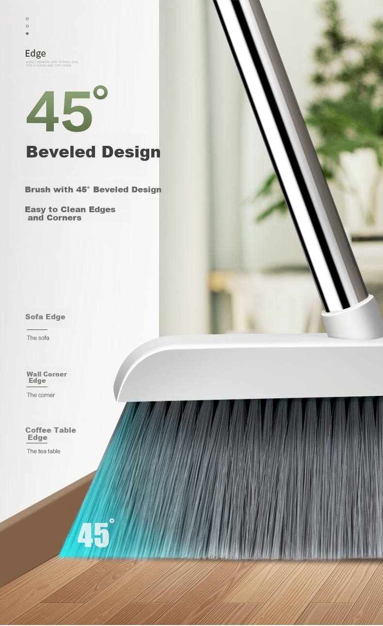 BAOJIAJIE [Yang Mi's Choice] Water Scraper Broom, 35CM Floor Water Scraper, Multi-Functional Mop And Floor Scraper 4