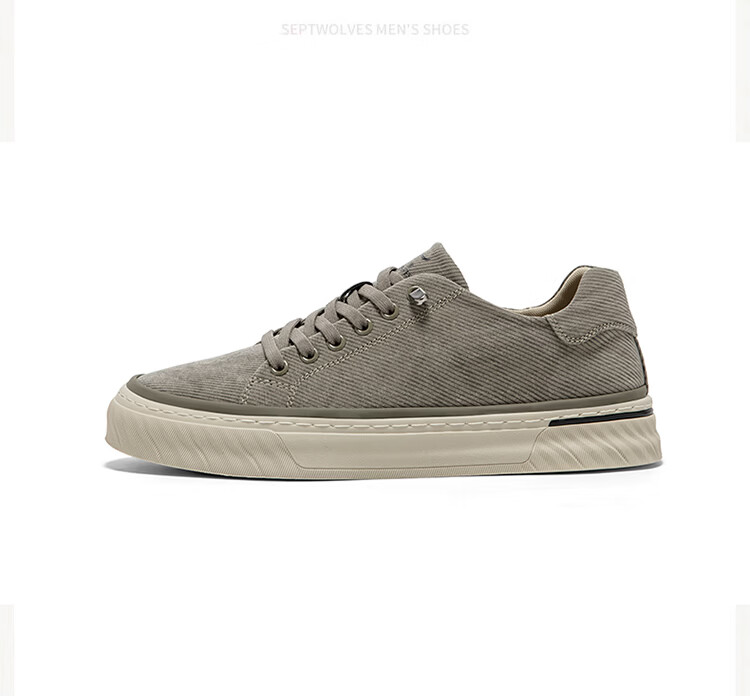 Septwolves Men's Summer 2026 New Canvas Shoes Breathable Lightweight Low-top Sneakers Trendy Casual Shoes 480375 18