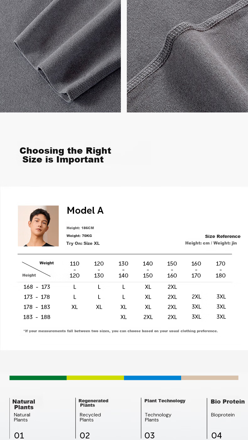 Youkeshu Men's Thermal Underwear 10A Antibacterial Cationic Double-Sided Brushed Autumn Winter Crew Neck 10A Antibacterial Fleece Thickened Set 14