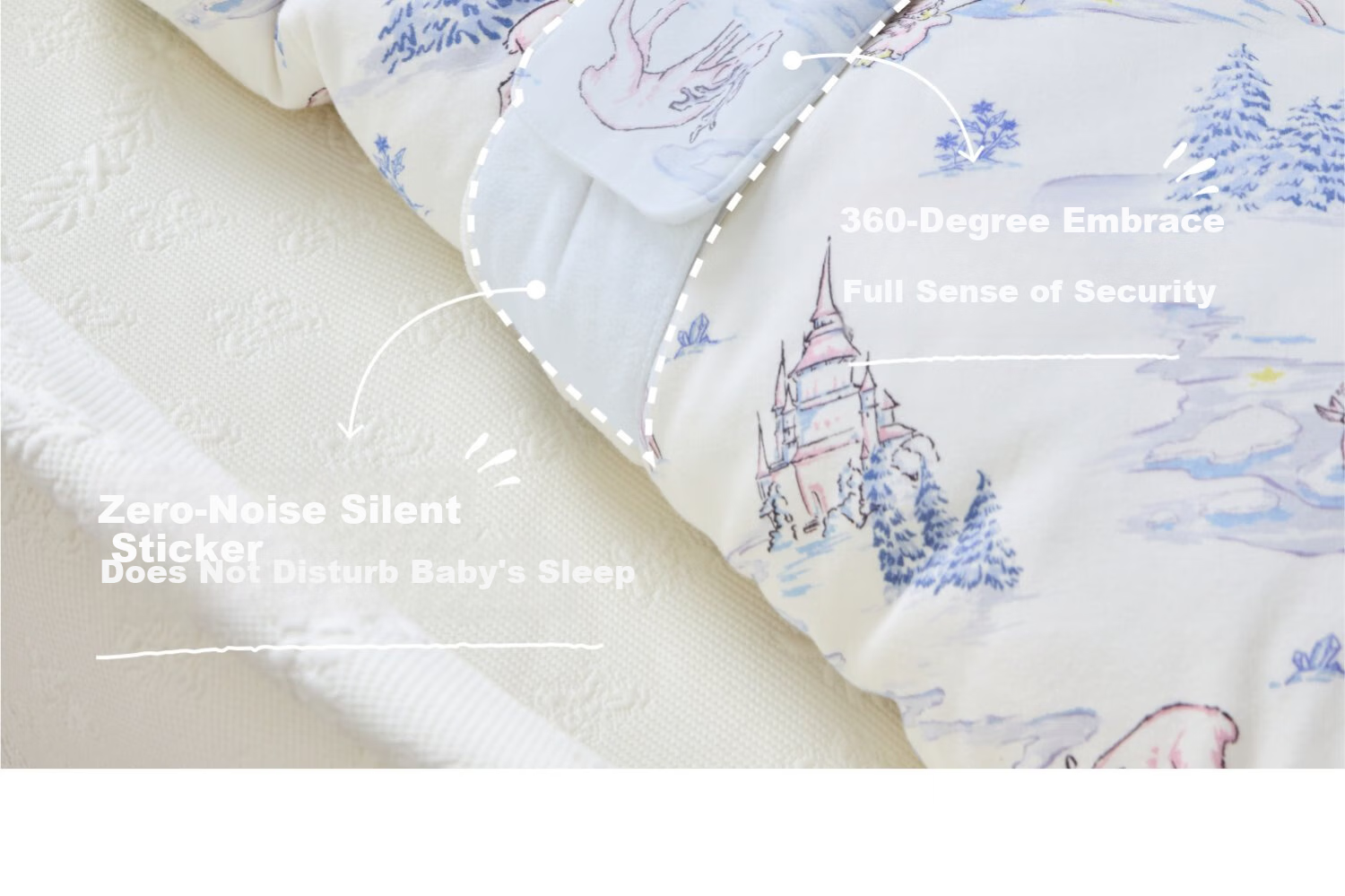 DOMIAMIA Baby Detachable Liner Swaddle Blanket Autumn Winter Newborn Universal Four Seasons Wrap 9
