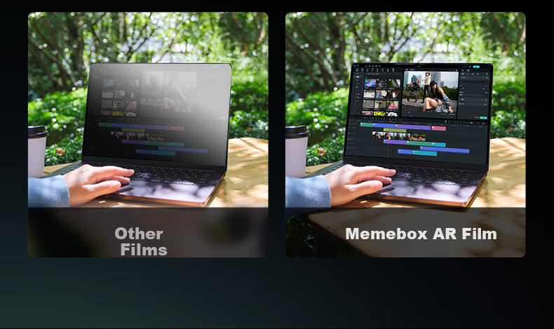 Memebox Universal AR Film for Laptop Screen 13.3 Inch 16:9 Anti-Glare Anti-Reflection Electrostatic Protective Film for HP Star BookPro13 5
