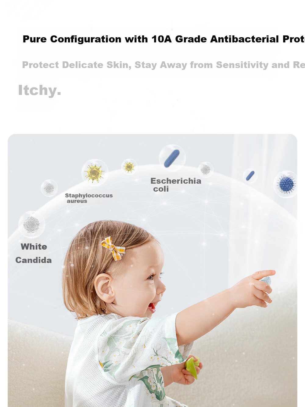 Betis Baby Summer Thin Romper Breathable Mesh Back Seven-Sleeve Air Conditioning Pajamas 7