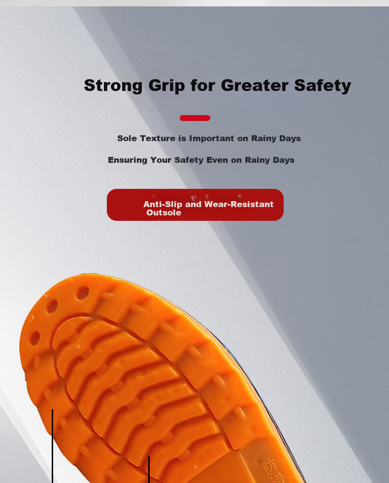 Leyoubaiyi Food Factory Labor Protection Rain Boots Size 44 Wear-Resistant Non-Slip High Tube Waterproof Work Sanitary Shoes White 5