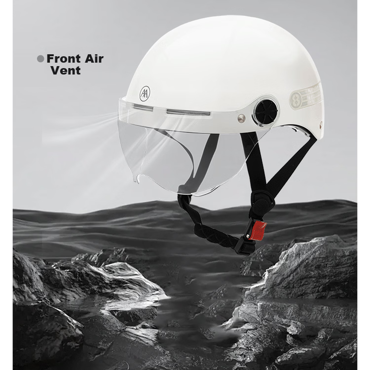 AIMA Summer Half Helmet Electric Motorcycle Scooter Helmet Unisex Sun Protection Four Seasons Universal Safety Helmet Class A 3C Certified 11