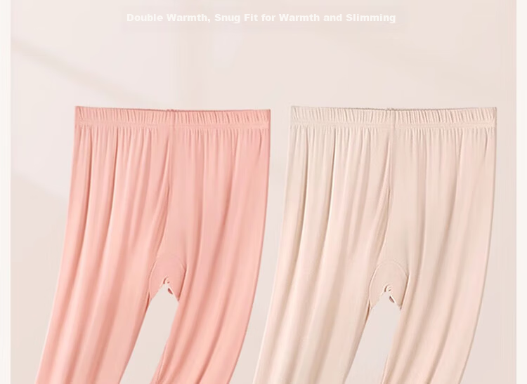 Langsha Women's Thin Modal Antibacterial Comfortable Breathable Soft Base Layer Thermal Pants Autumn New Arrival 7